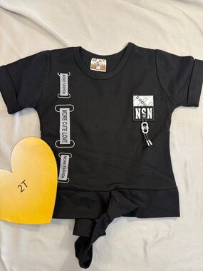 PEACE - NWOT - short sleeve tee  shirt. Size 2